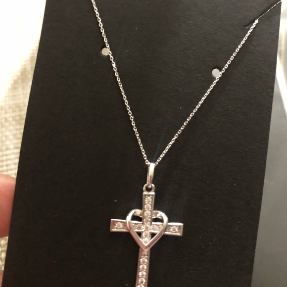WHITE GOLD 14K necklace with pendant.